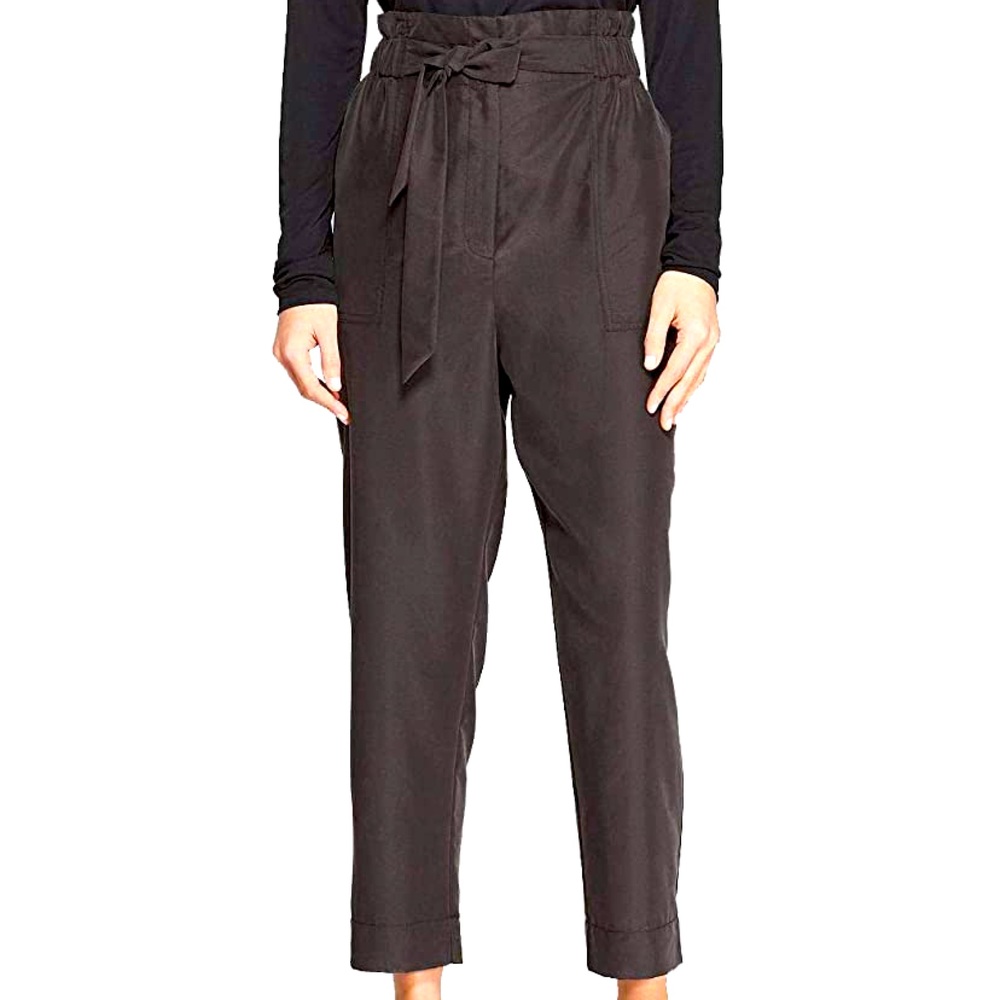 PROLOGUE Women's Ankle Length Paperbag Waist Pants